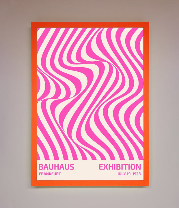 Bauhaus Pink Expedition Framed Wall Art-5