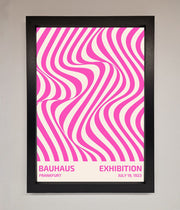 Bauhaus Pink Expedition Framed Wall Art-1