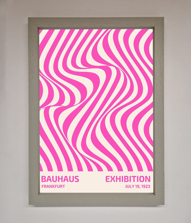Bauhaus Pink Expedition Framed Wall Art-3