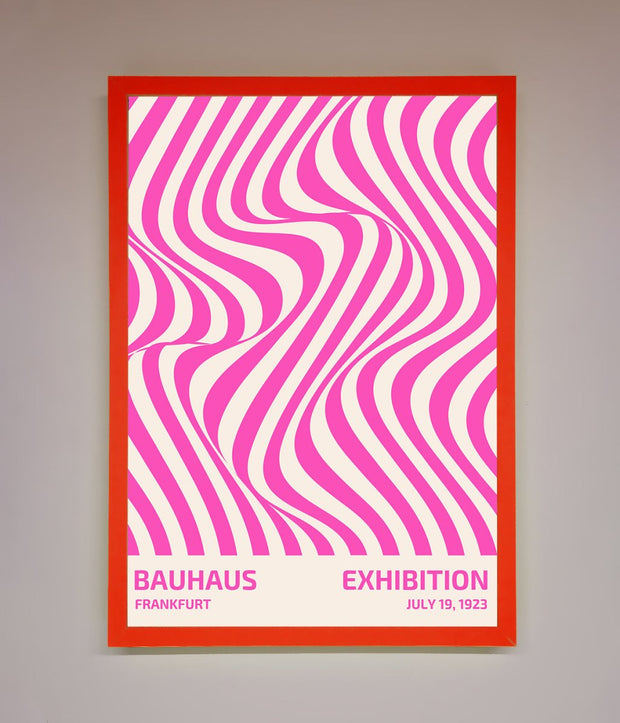 Bauhaus Pink Expedition Framed Wall Art-6