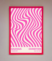 Bauhaus Pink Expedition Framed Wall Art-0