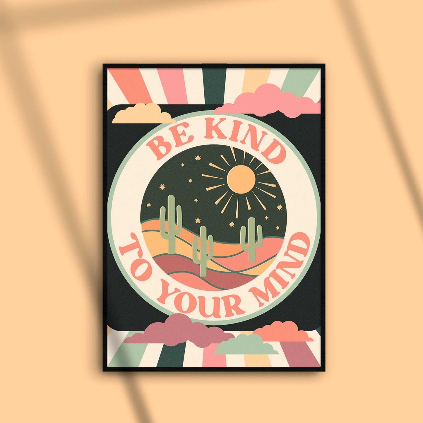 Be Kind To Your Mind Art Print-1