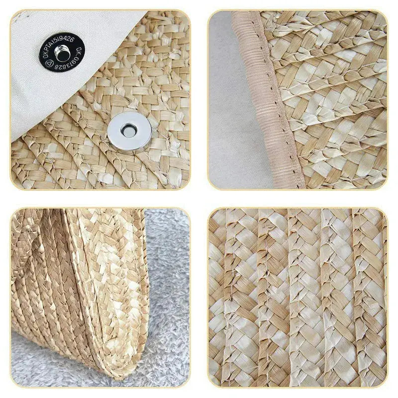 Beach Woven Clutch Bag-1