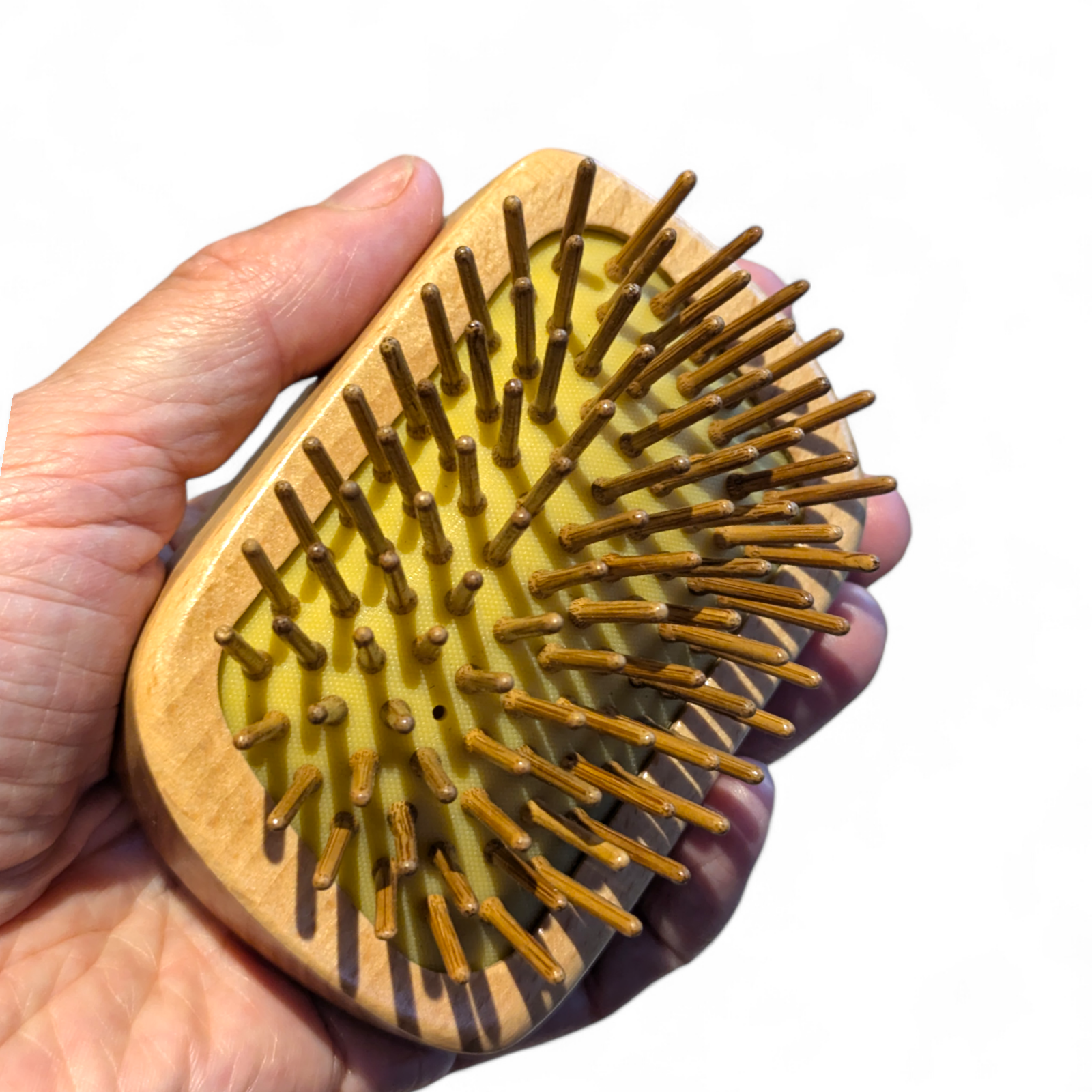 Wooden Detangler Brush, Bamboo Tangle Teezer-2