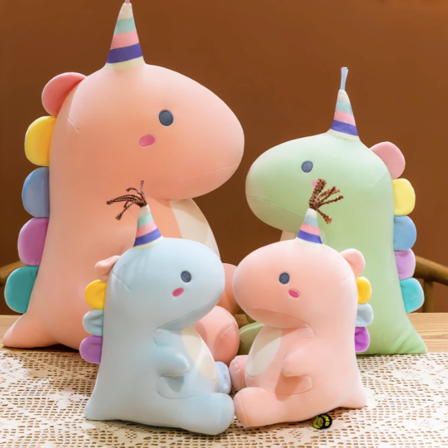 Birthday Dinosaur Doll Plush Toy-0