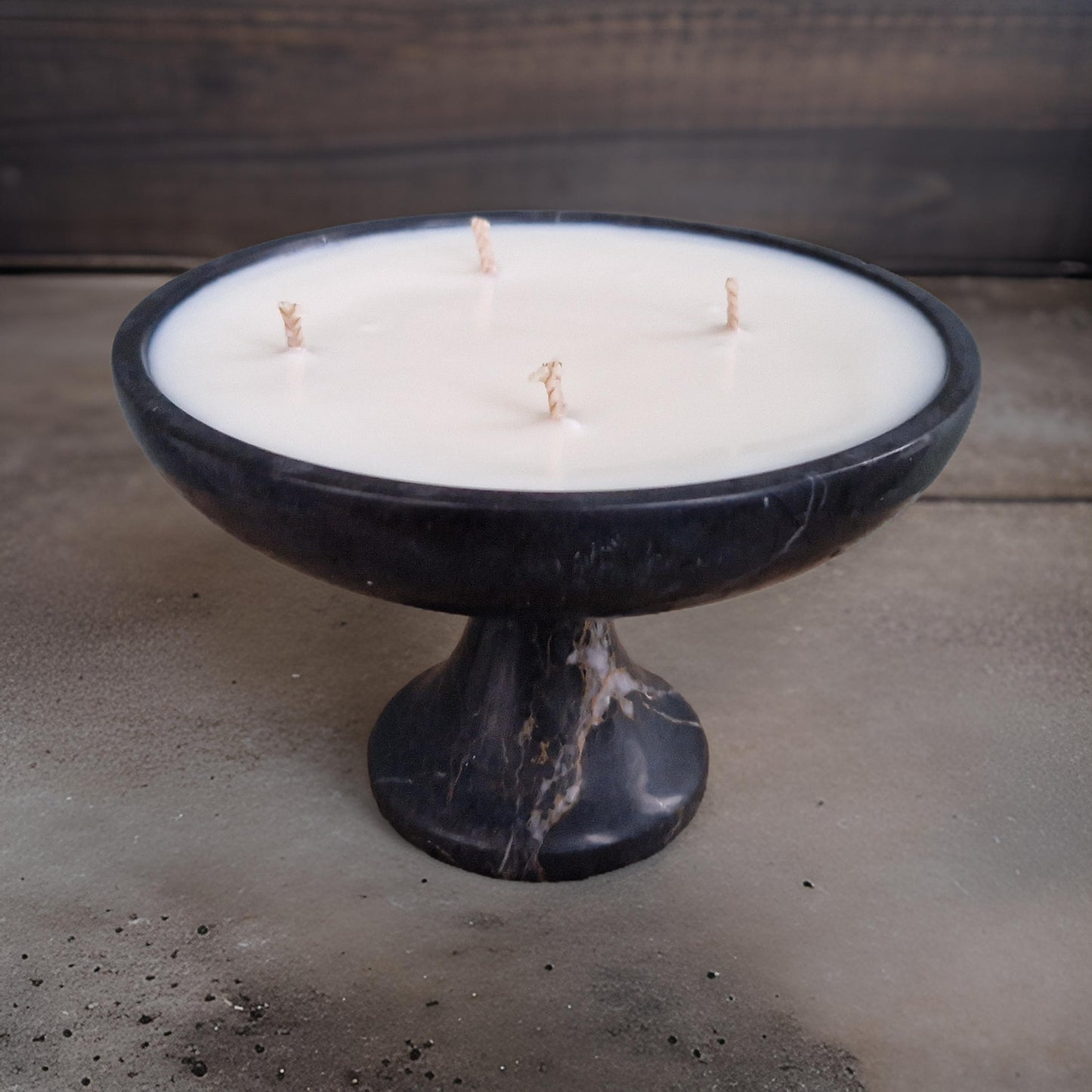 Marble Bowl Candle | Vintage Bookshop Fragrance-1