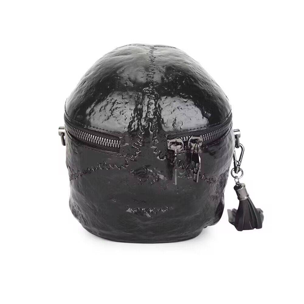 3D Bags Black Skull Cross Body Shoulder Bag Mini Handle Handbags-2