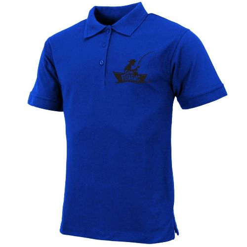 Mens "Gone Fishing" Polo Shirt-4