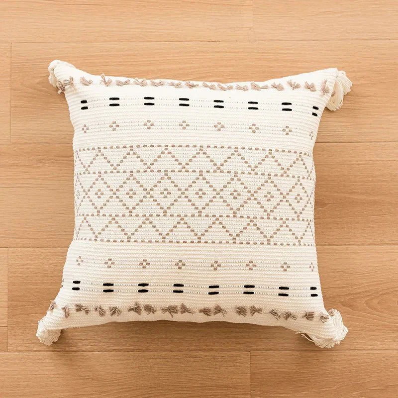 Bohemin Tuffed Geometric Cushion Cover-2