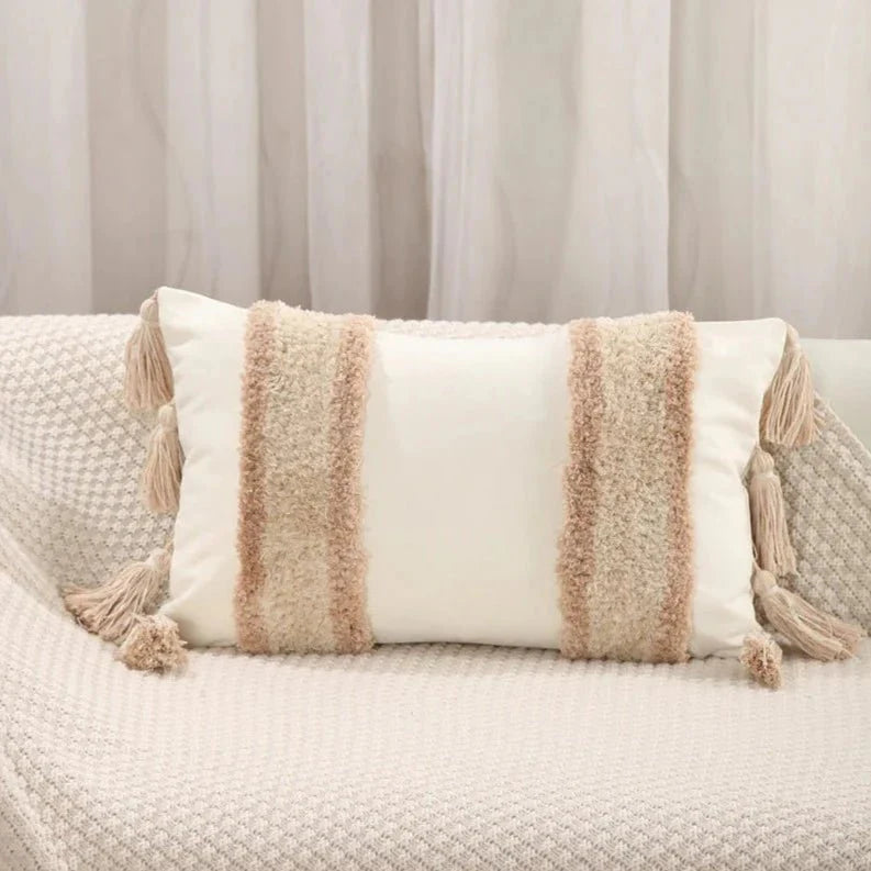 Boho Tufted Pillow case-3