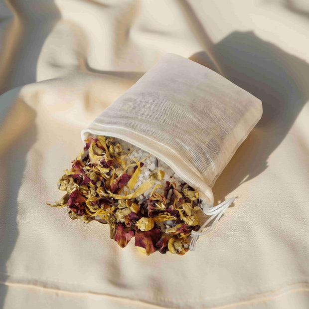 Botanical Bath Tea Bag with Rose & Lavender-0