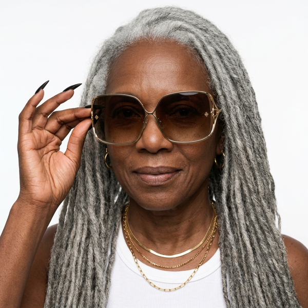 Radiant Gold Metal Sunglasses-0