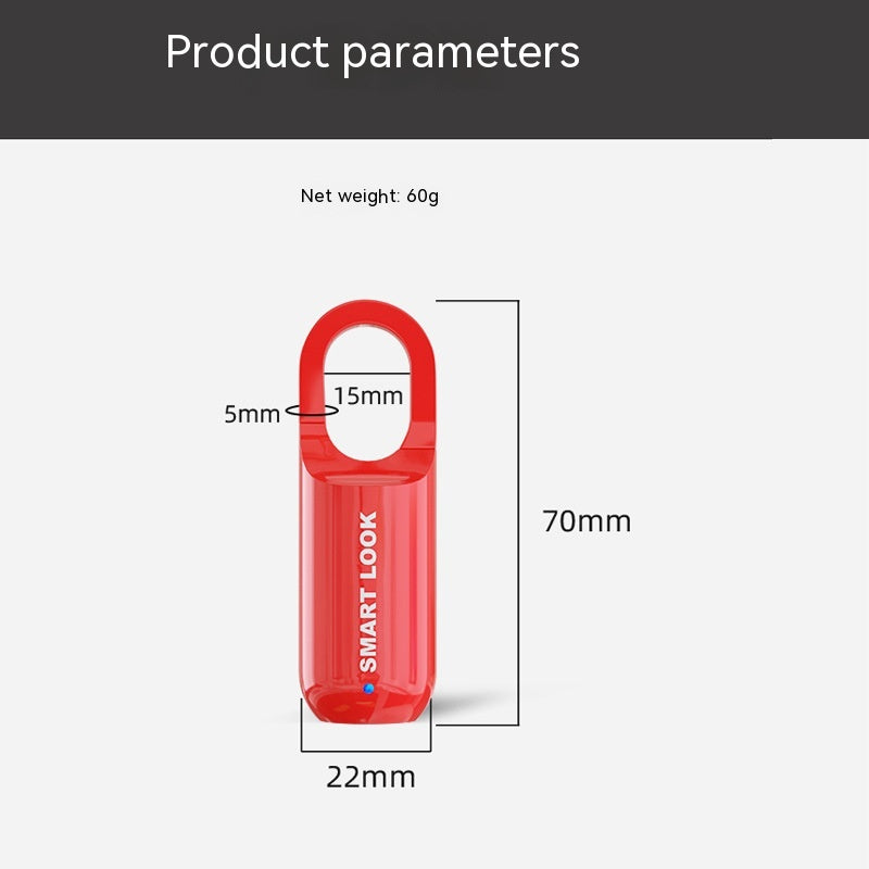 Bag Fingerprint Lock - Secure Travel Companion - Memoriex