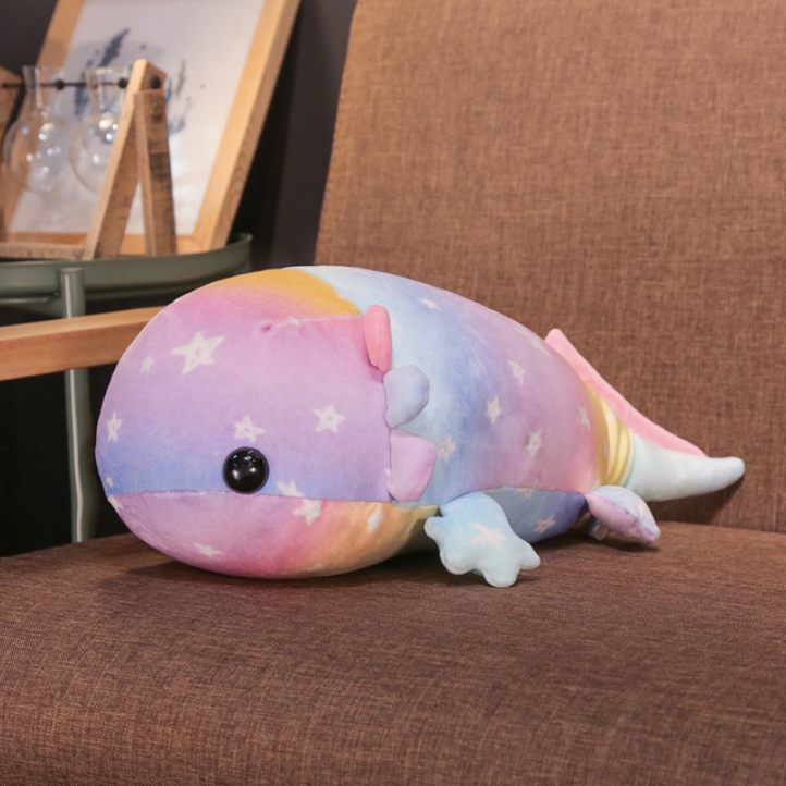 Colorful Salamander Hexagonal Dinosaur Plush-0