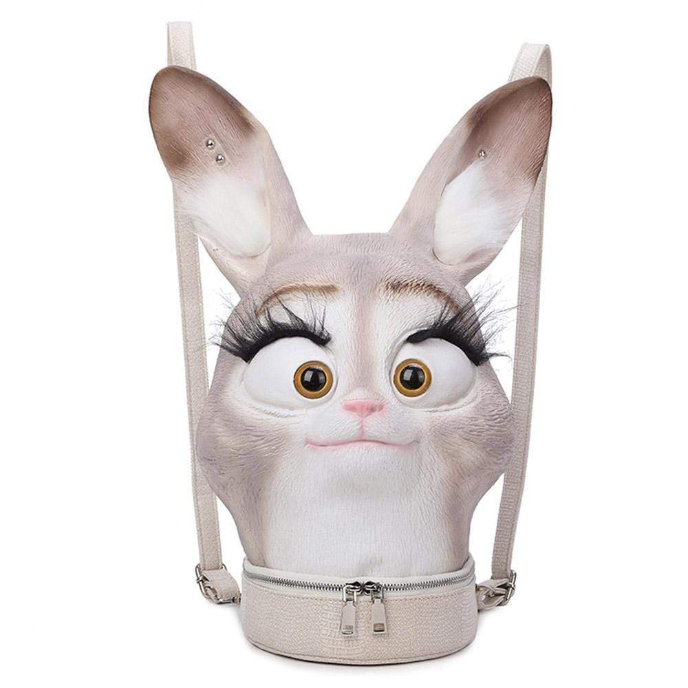 Cartoo Cute Rabbit Fashion Punk Backpack Gift Bags-0