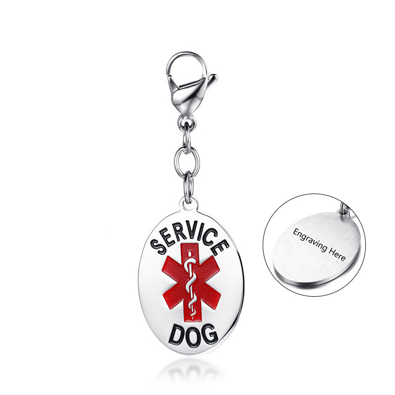 Engraved Stainless Steal Medical Dog Tag-6