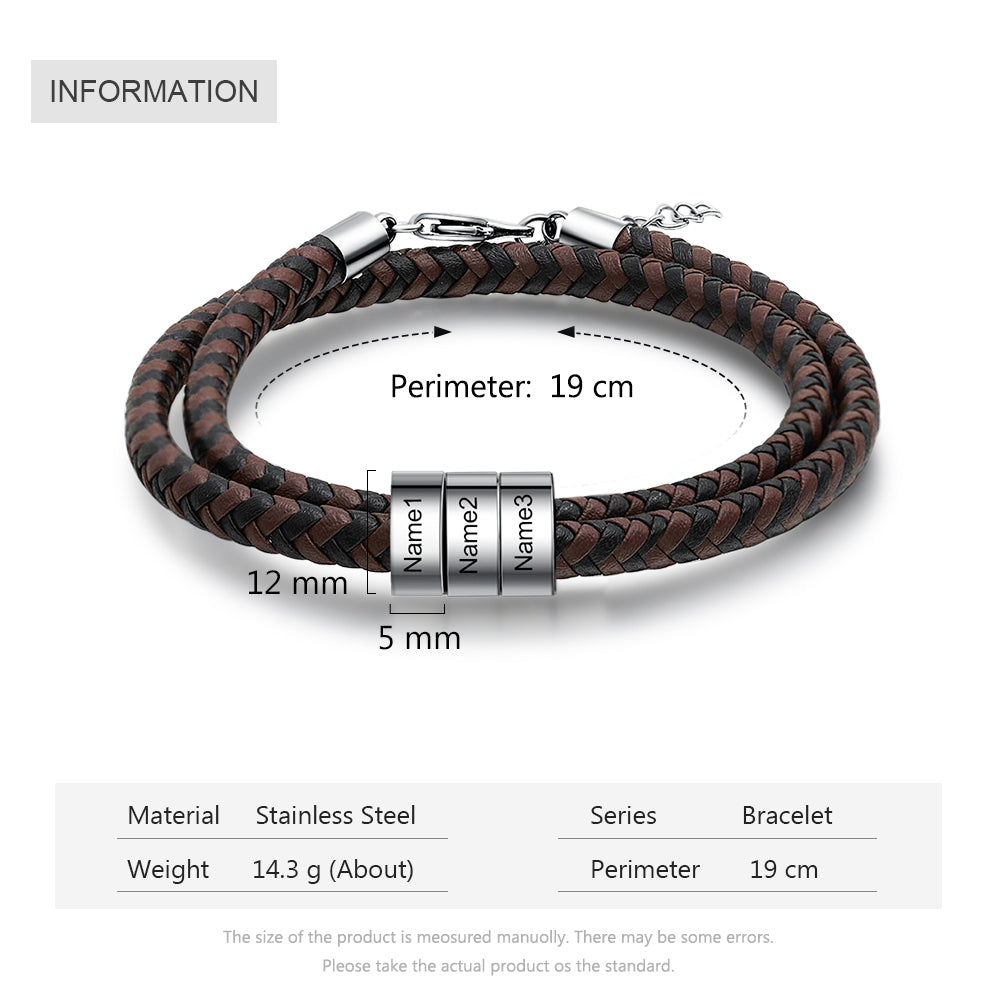 Engraving Stainless Steel Bracelet-5