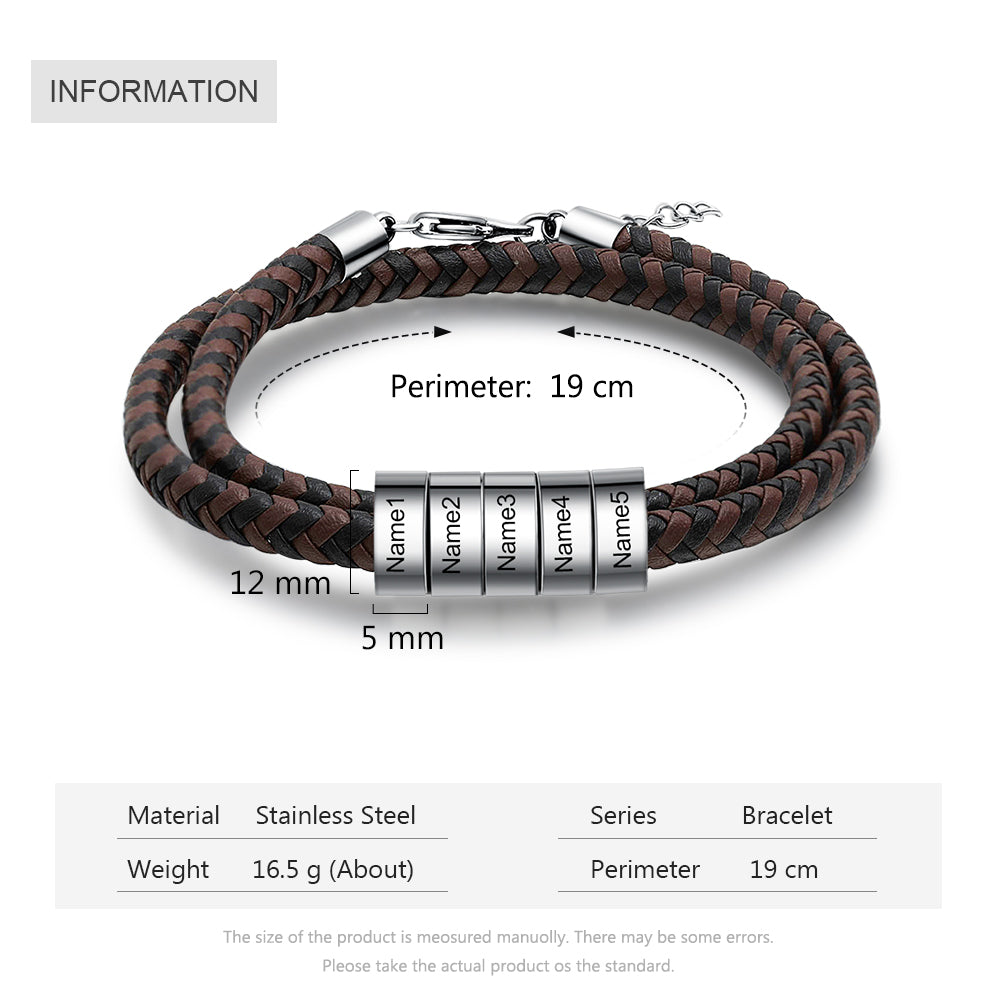 Engraving Stainless Steel Bracelet-7