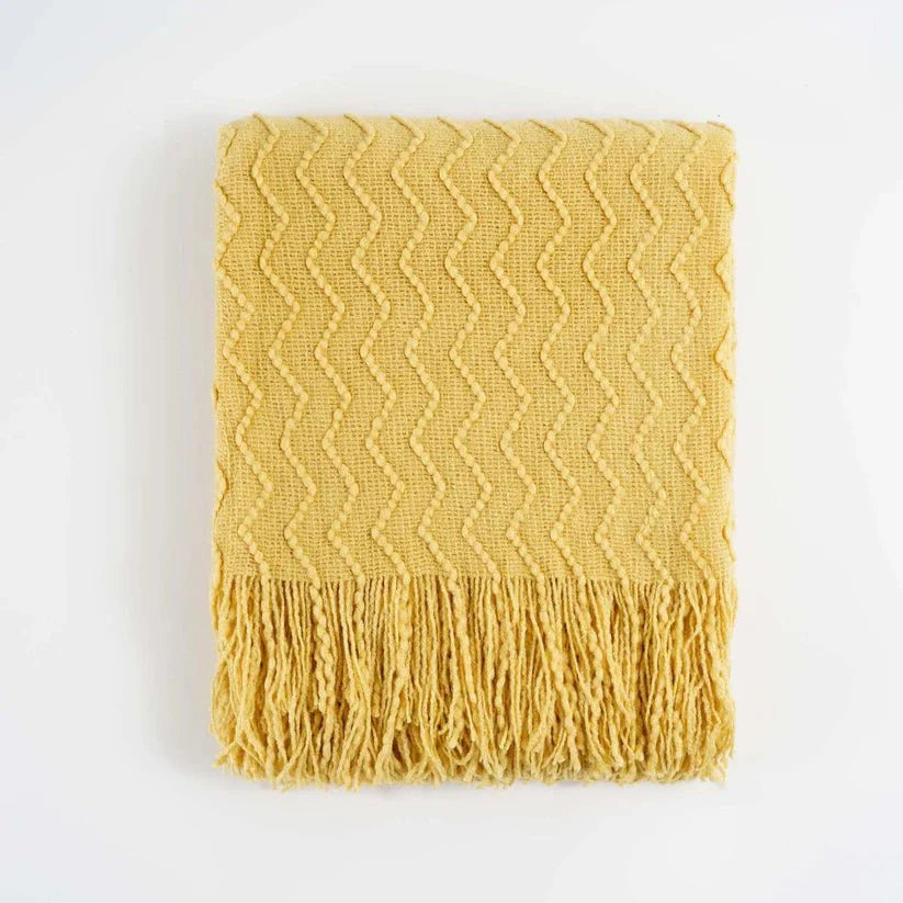 Chevron Fringe Throw-6