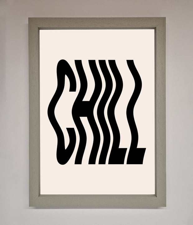Chill Beige Framed Poster-3