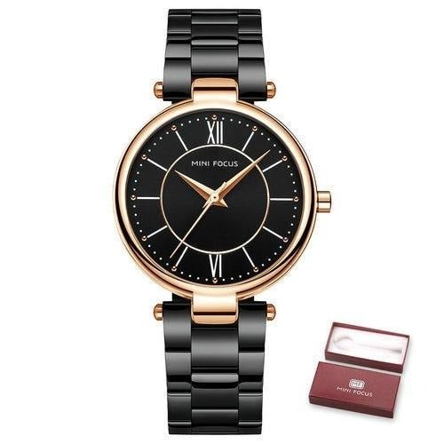 Concise Business Quartz Women Watches Blue Stainless Steel Strap RG Hands Fashion Luxury Ladies Wristwatch Girl Gift-4