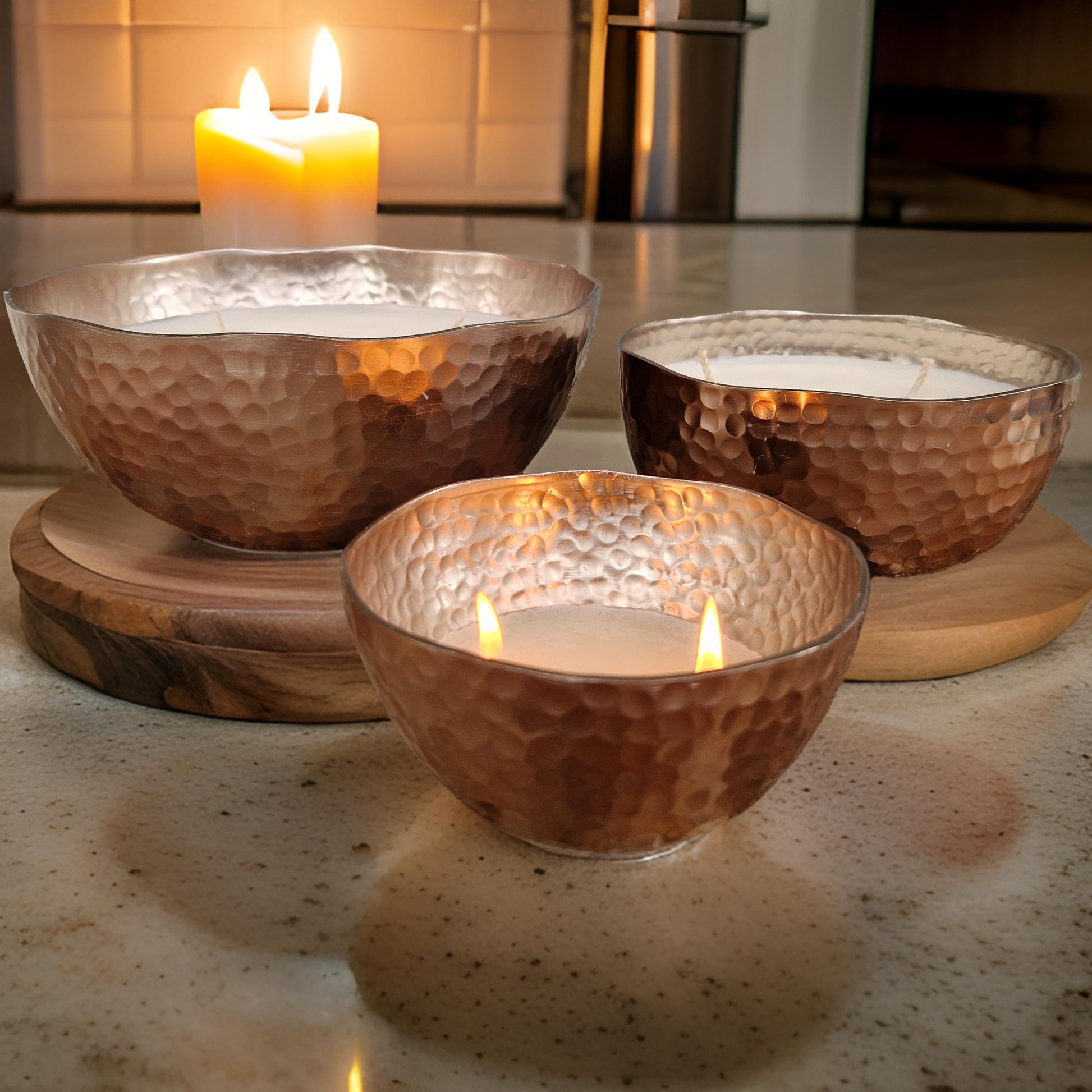 Multi-Wick Fragranced Copper Candles-0