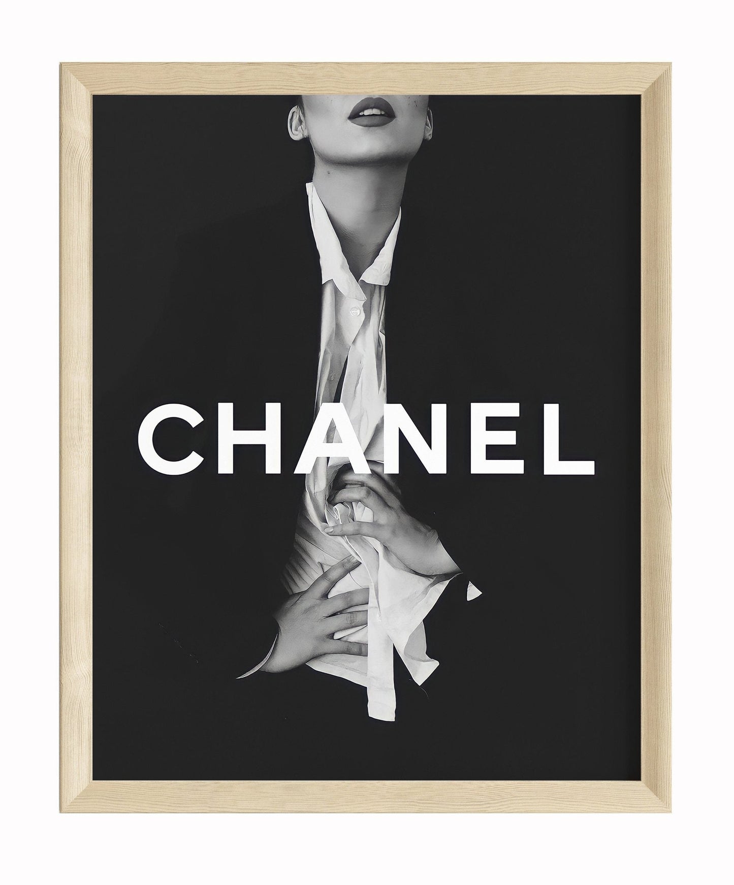 Chanel Poster · Chanel’s Schwarzer Anzug: Ein Meisterwerk der Mode · Wand Dekoration · ohne Rahmen-2