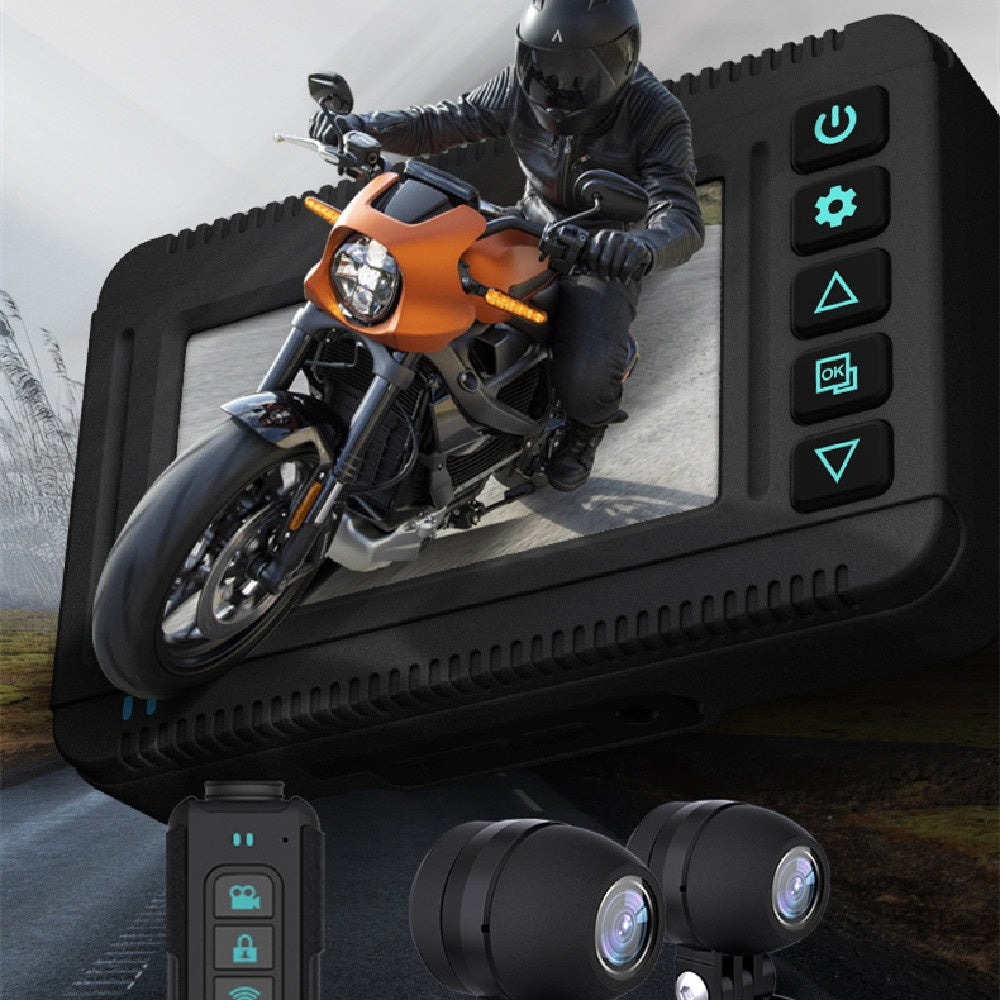 Motorcycle Action Camera with GPS Tracking - Memoriex