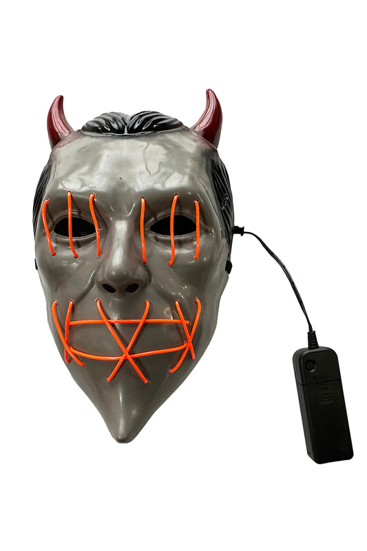 Devil Horn Light Up Mask-0