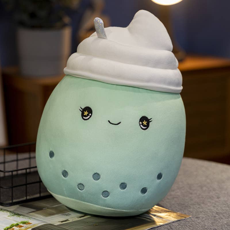 Ice Cream Bubble Milk Tea Plush Toy-1