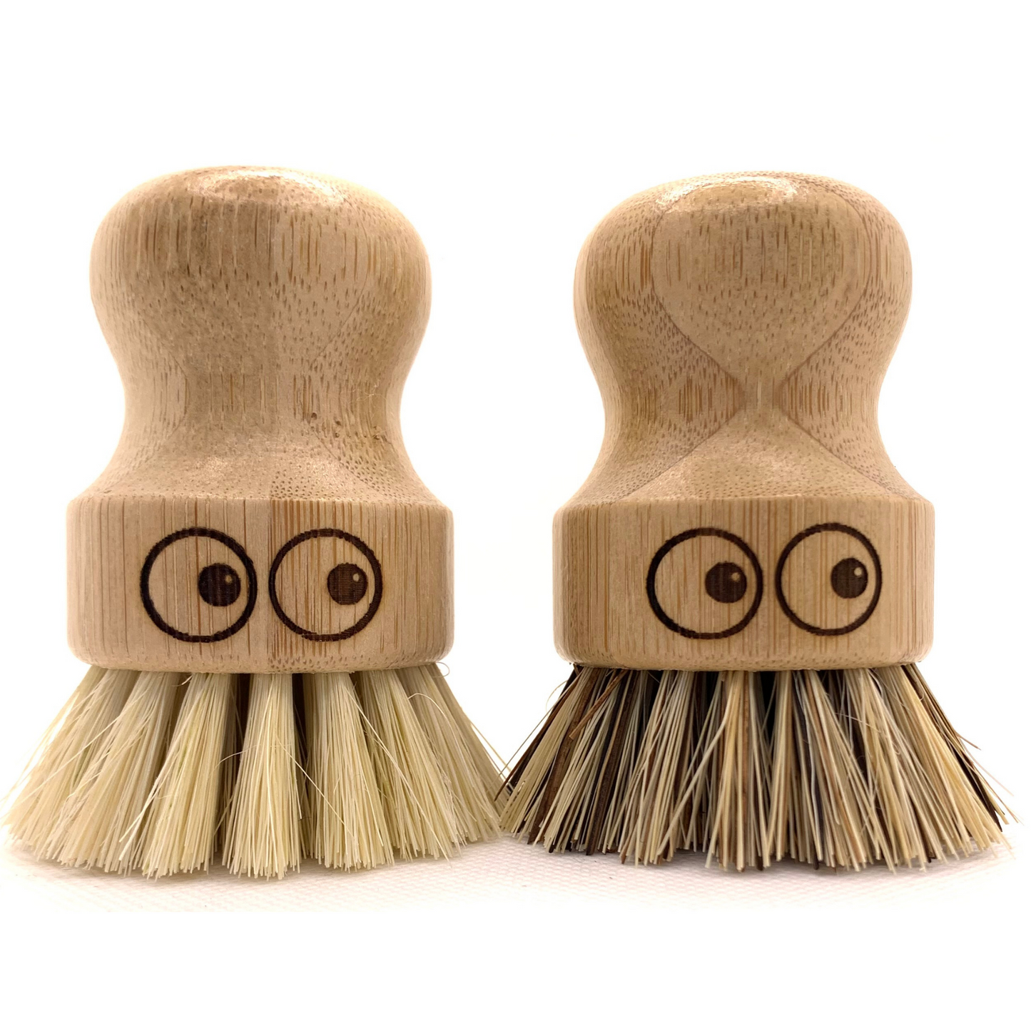 Sustainable Bamboo Cheeky Pot Scrubbers | Natural Wooden Quirky Kitchen Washing Up Cleaning Scrubbing Brushes-0