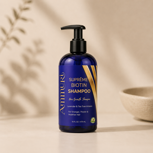 Biotin Shampoo for Hair Thinning & Thicker-Looking Hair (473ml) | Ammuri Beauty-0