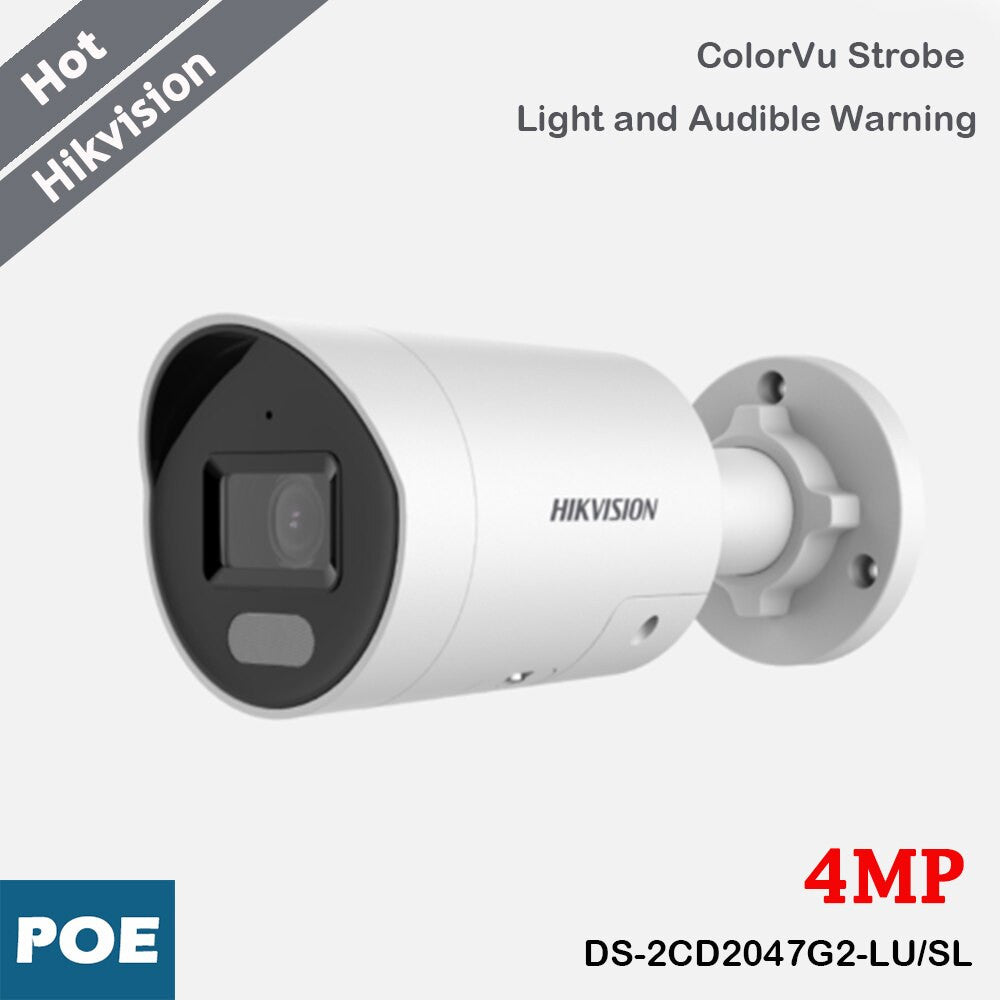 4MP Mini IP Camera Colour Vu Strobe Light Audio Alarm-3