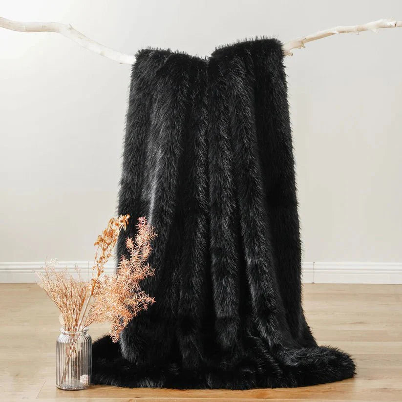 Fluffy Faux Fur Throw-7