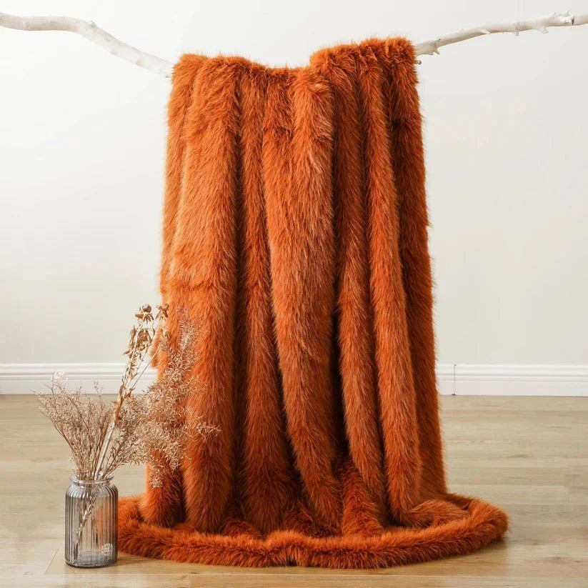 Fluffy Faux Fur Throw-5