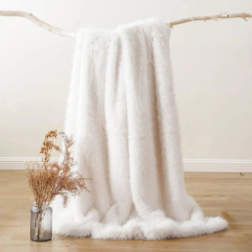 Fluffy Faux Fur Throw-4