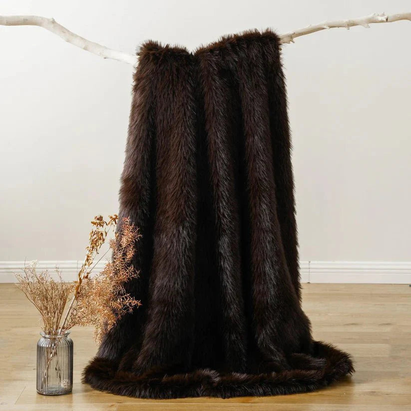 Fluffy Faux Fur Throw-6