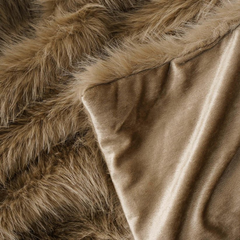 Fluffy Faux Fur Throw-2