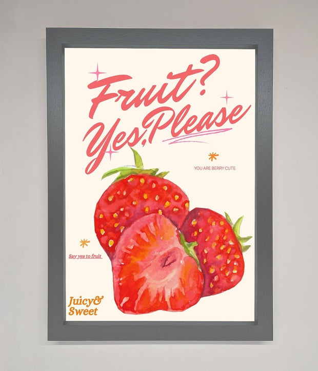 Fruit Yes Please Framed Poster-4