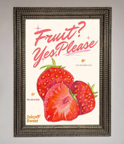 Fruit Yes Please Framed Poster-16