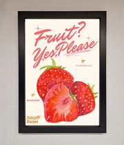 Fruit Yes Please Framed Poster-1