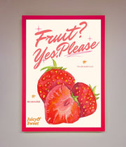 Fruit Yes Please Framed Poster-14