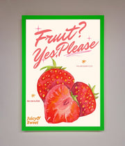 Fruit Yes Please Framed Poster-12
