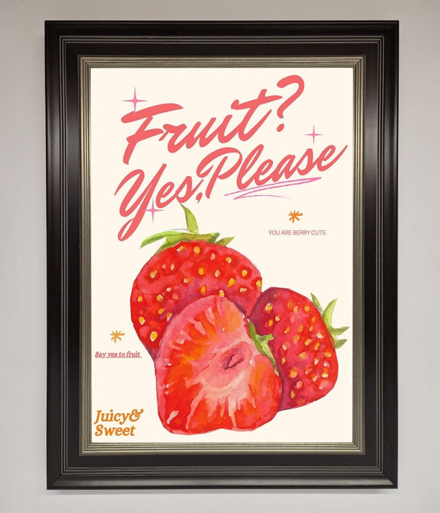 Fruit Yes Please Framed Poster-8