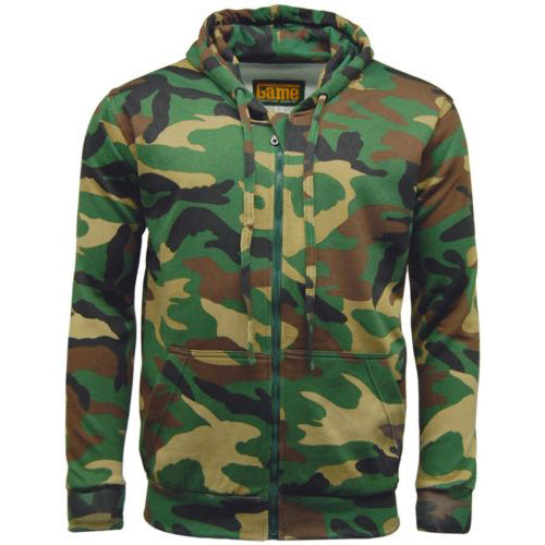 Game Camouflage Zip Hoodie-2