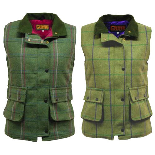 Ladies Game Ruby/Abby Tweed Gilet-0