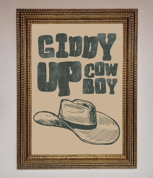 Giddy Up Framed Poster-15