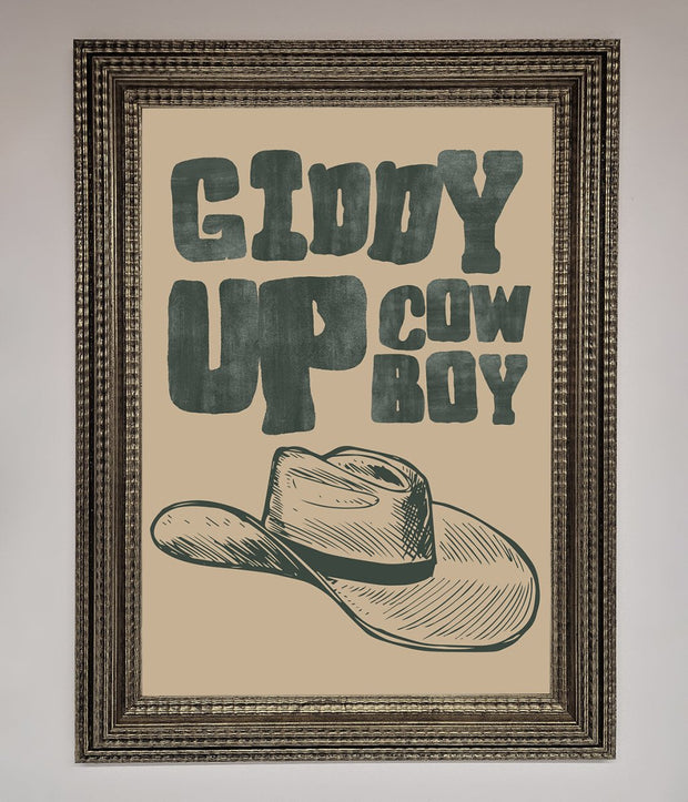 Giddy Up Framed Poster-16