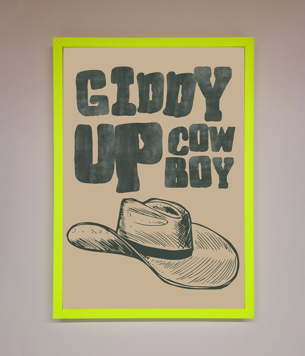 Giddy Up Framed Poster-12