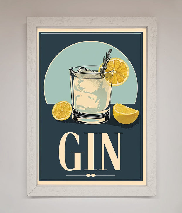 Gin Illustration Framed Poster-2